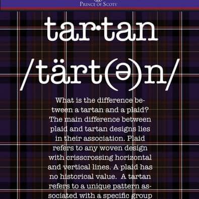 Prince of Scots Custom Design Tartan Throws