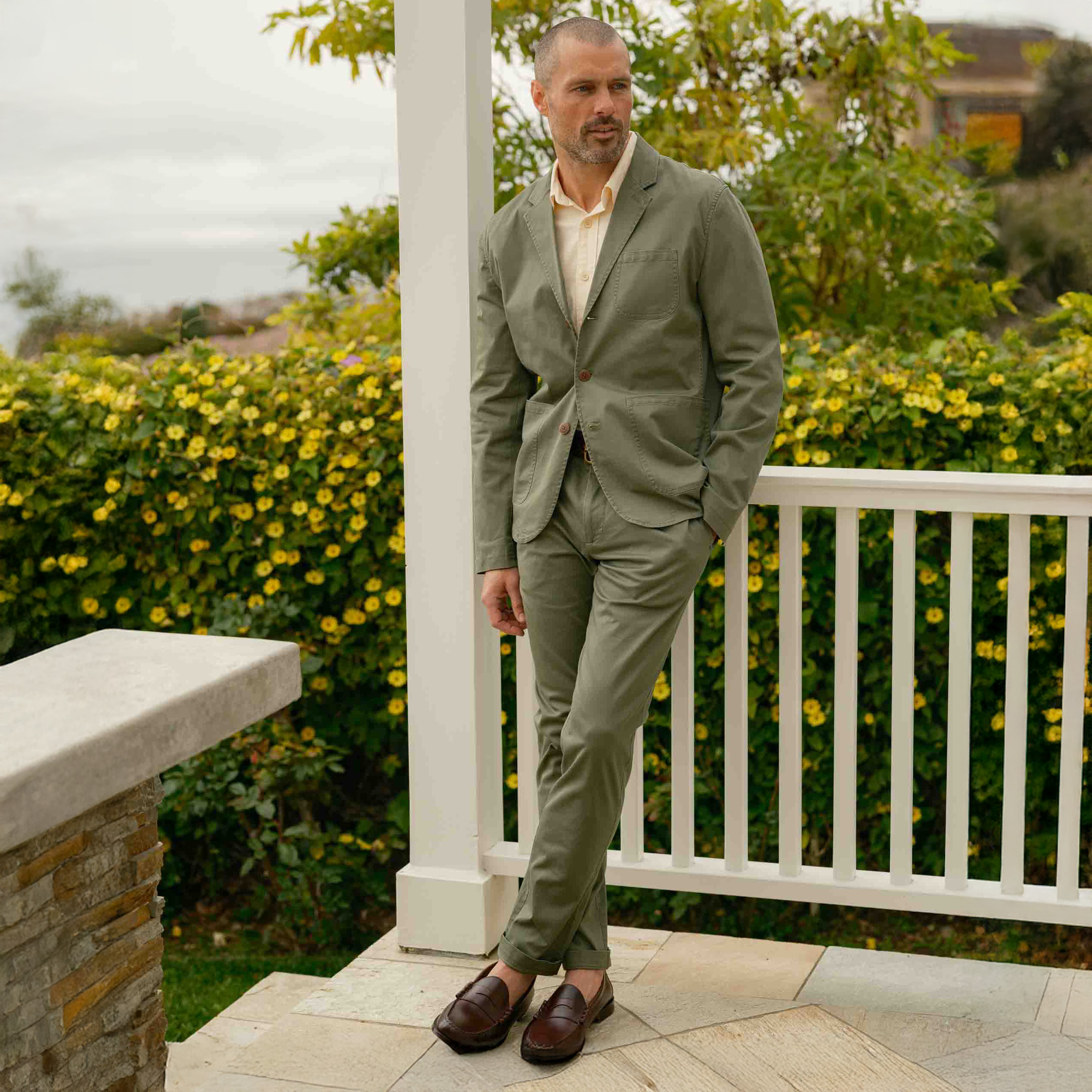 Thompson Stretch Cotton Blazer