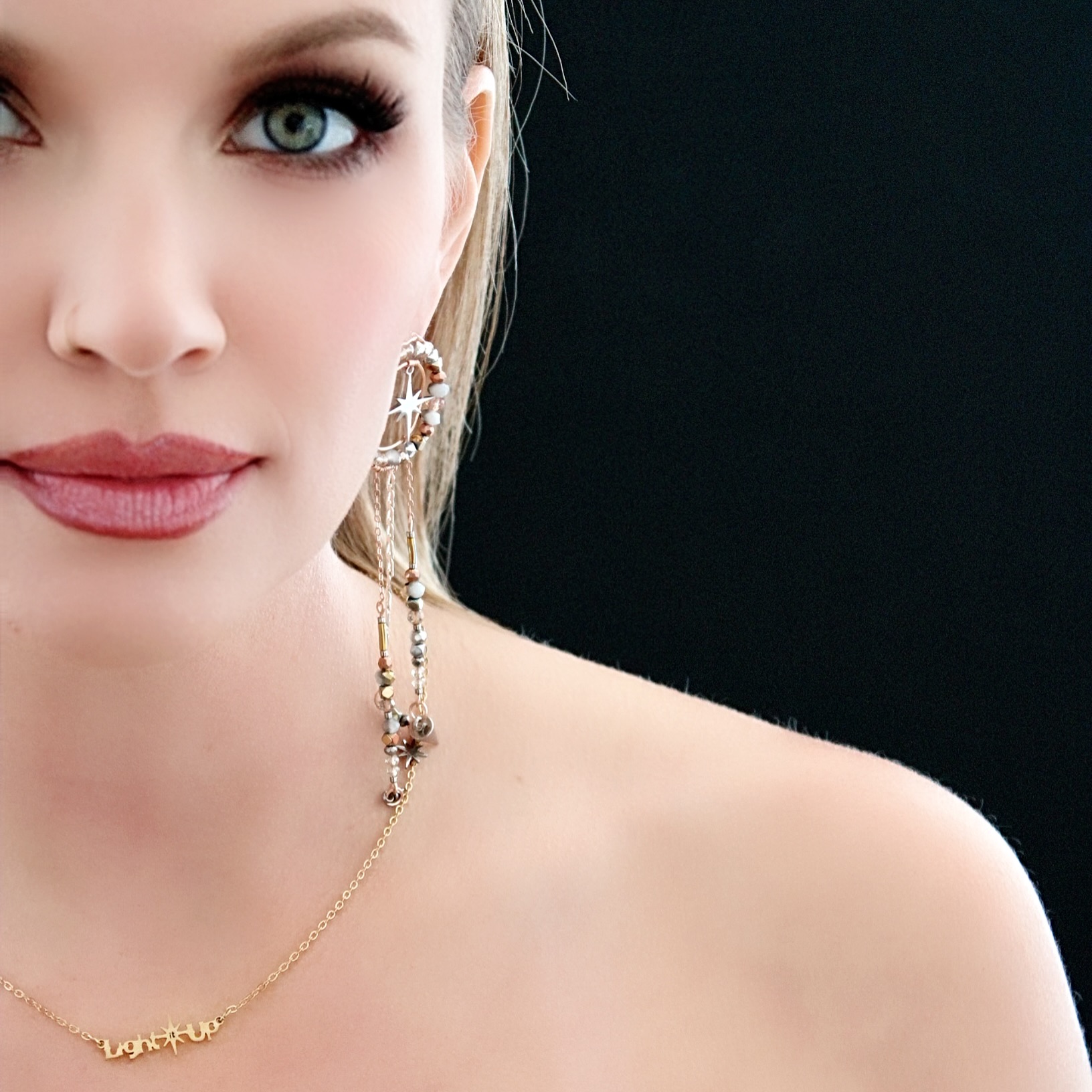 14k Rose Gold Fill Hand Sculpted Earrings