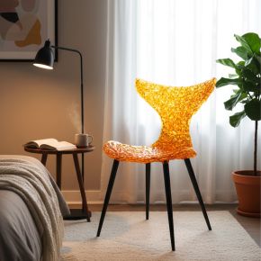 Experience the harmony of modern artistry and ergonomic comfort with the Innovative Ocean-Inspired Chair, a luxury seating piece that brings the elegance of the ocean into your home