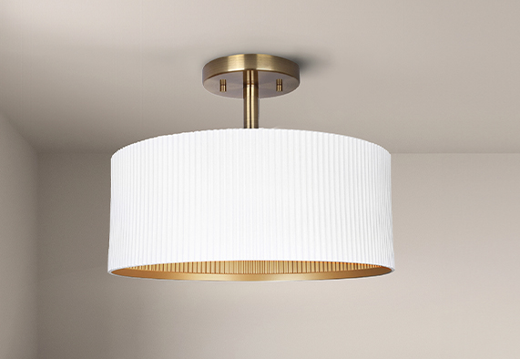 Flush mounts where light is needed most! 