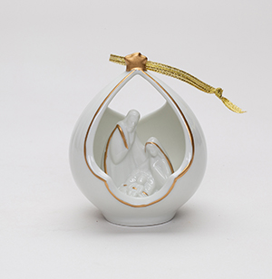 Nativity Ornament 3 1/2"H