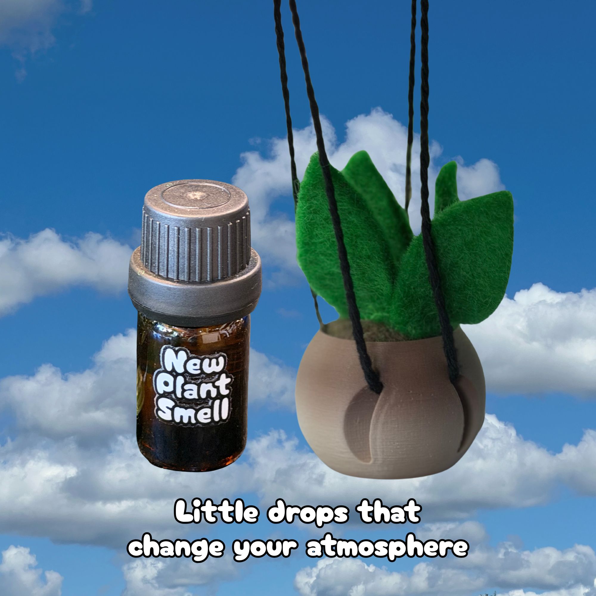 Blending form and function, Sky Drops are made to freshen your space and make you smile. Each diffuser combines fair trade organic felt, artist designed elements and unique fragrance oil blends.