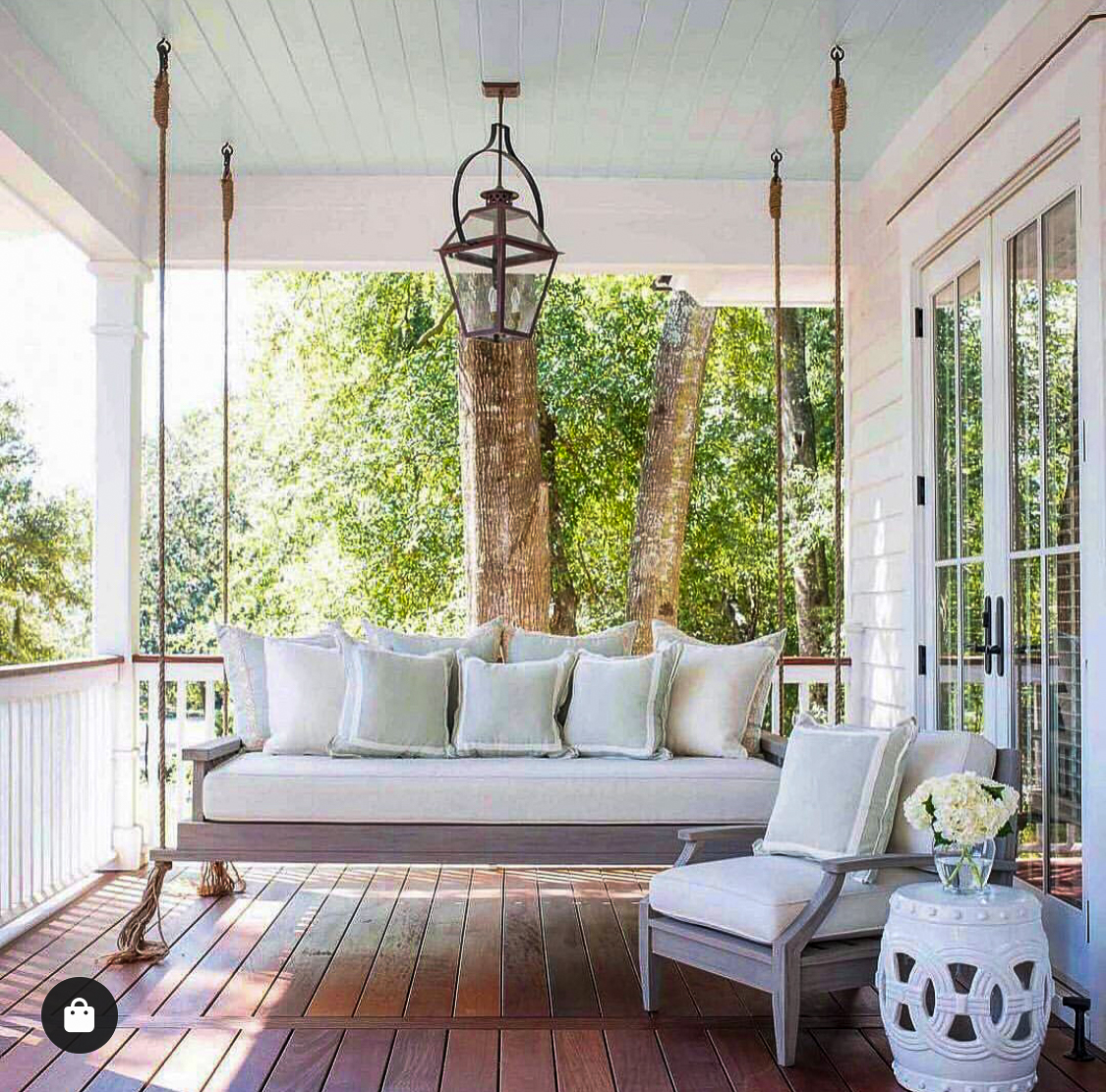 Yoke Lantern Hanging Copper Lighting Exterior and Interior