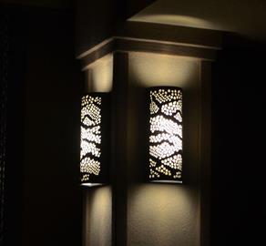 Small, Medium, Large-Customizable Plasma Cut Led Wall Sconces