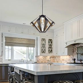 Mamadim Indoor Outdoor Geometric Crystal Pendant