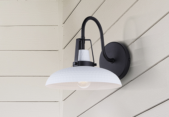 From traditional coach style sleek LED's,  Choose from our many outdoor lighting options to create a welcoming and safe environment for you and your guests.