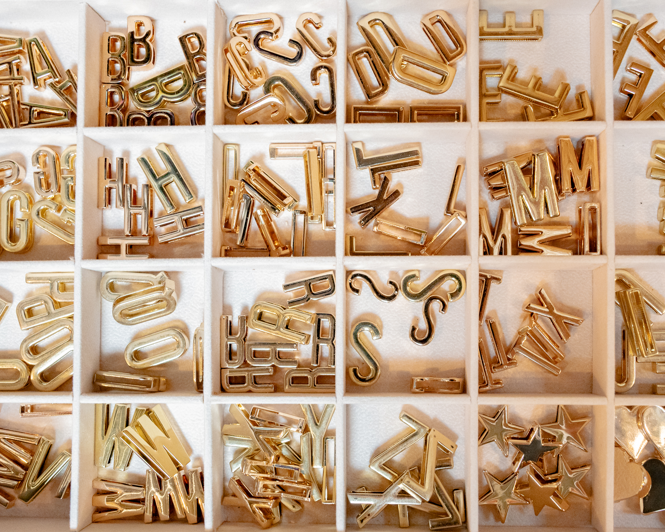 Gold Bandana Letter Slides