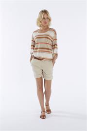 Linen Stripe Top and Shorts 