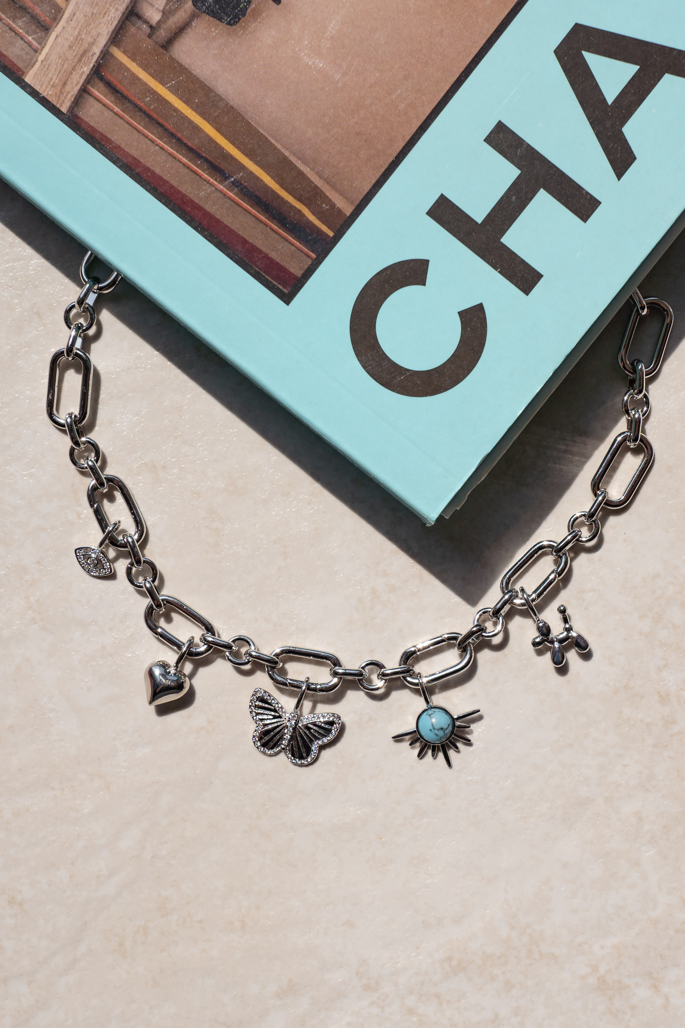 Our Best-Selling Collectors Necklace for interchangeable charms. 