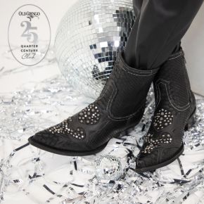 Exotic Black Python With Studs Named Blue Chip BL4096-2
