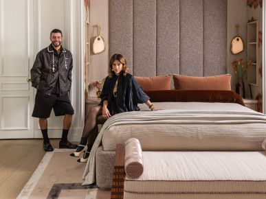 This striking collaboration brings MONIOMI's signature language of bold, layered, and emotionally expressive design to a lighting collection. 