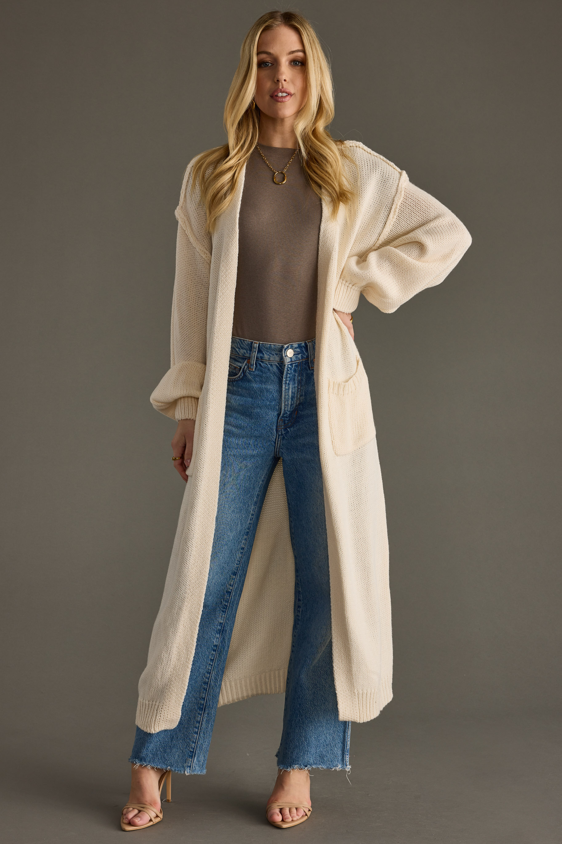 Layering made easy with our long cardigans! 
