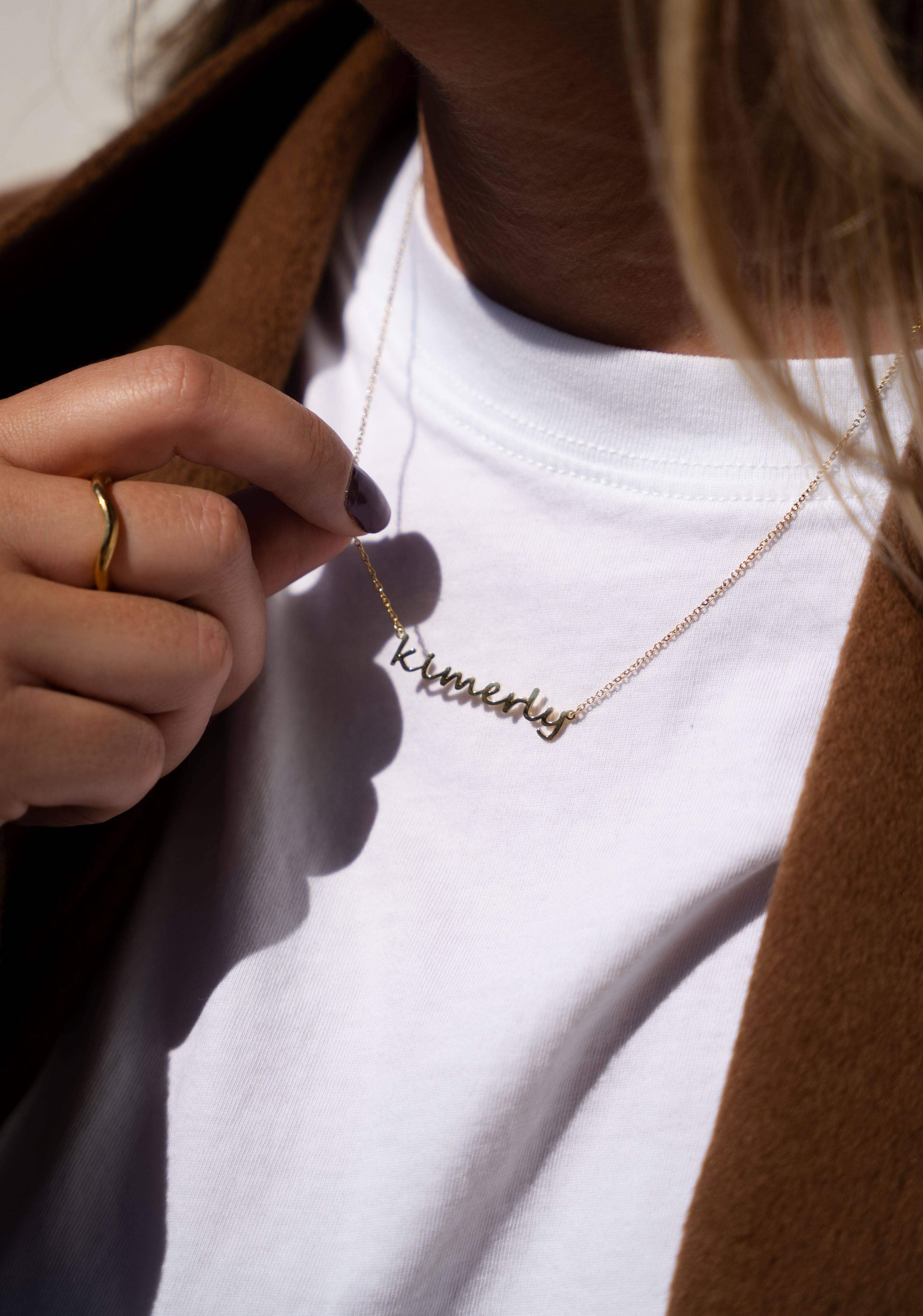Select one to five names in our water resistant finish! Option for gold or silver. 