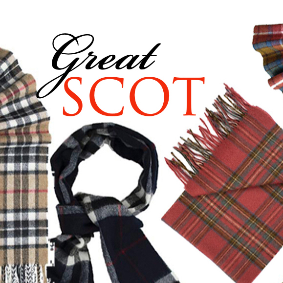 Collection of Prince of Scots Luxury Scarves