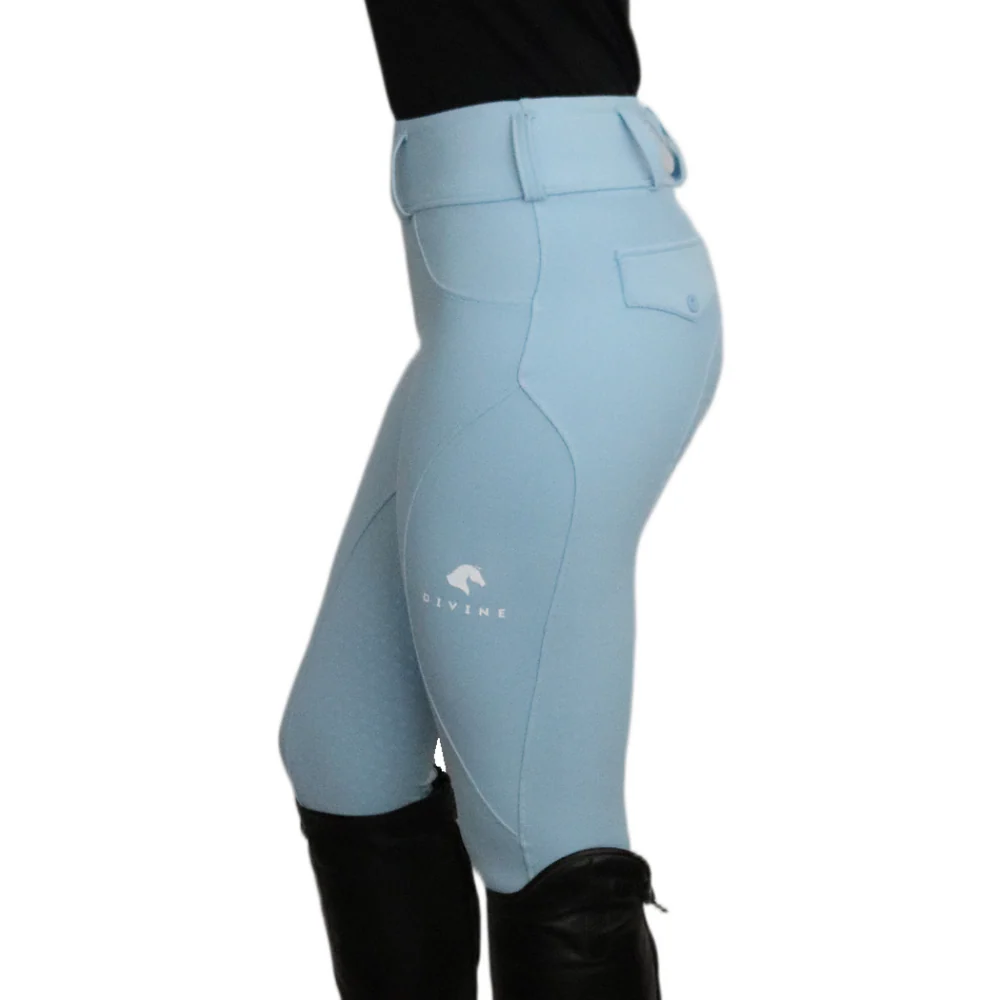 Website Photo of Sky Blue Comfort Grip Leggings