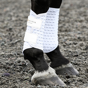 Equilibrium Stretch & Flex Flatwork Wrap on model